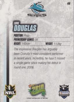 2010 NRL Champions #044 Luke Douglas Back